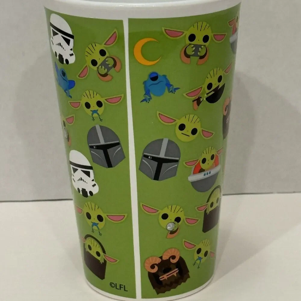 Star Wars Baby Yoda Mandalorian Ceramic Travel Limited Edition Coffee Tumbler